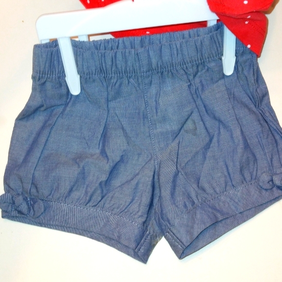 NWT Beautiful Newborn Girl Carter's 2pc Summer Shorts Set - Picture 5 of 8